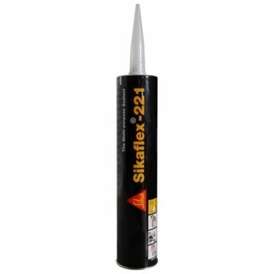 flex 221 Black Multi-Purpose One Component Polyurethane Sealant/Adhesive - Case 