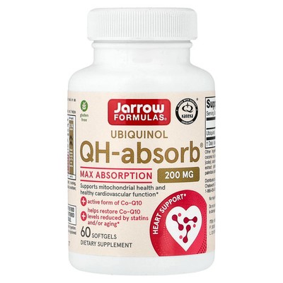 Ubiquinol, QH-Absorb, Max Absorption, 200 mg, 60 Softgels
