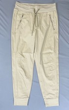 Athleta Trekkie North Pull On Athletic Jogger Pants. Beige, Women's Size 4. EUC 