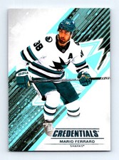 #17 2024-25 Upper Deck Credentials BASE  Mario Ferraro Sharks