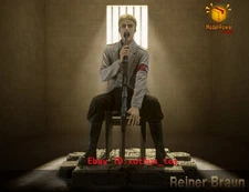 Model Power Studio Reiner Braun Attack on Titan  Resin  Statue H24cm In Stock