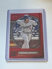 2025 Topps Museum Collection - Freddie Freeman Red 13/75 Dodgers