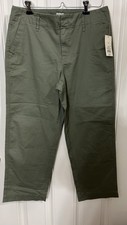 NWT A New Day Women's Olive 10 R Stretch Elastizado Dress Pants Straight Leg