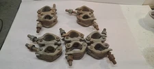 LOT OF 5 BIL-JAX Galvanized Scaffolding Clamps Swivel