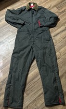 Walls Insulated Coveralls Blizzard Pruf Men s XL Tall Green 1990 s Vintage USA