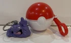1999 Vintage Burger King Happy Meal Toy Pokemon MUK Keychain with Pokeball -used