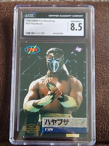Hayabusa Japanese BBM 1995 Rookie Graded CGC 8.5 FMW ECW WWE NXT NJPW 