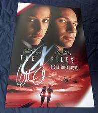 Gillian Anderson Signed 12x18 Photo The X Files Dana Scully