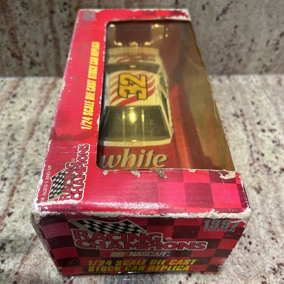 Racing Champions escala 1/24 diecast 1997 edición #32 White Rain Dale Jarrett Foto 2 de 4