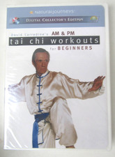 NEW - DVD TAI CHI WORKOUTS BEGINNERS AM&PM DAVID CARRADINES FITNESS  FREE UK P&P