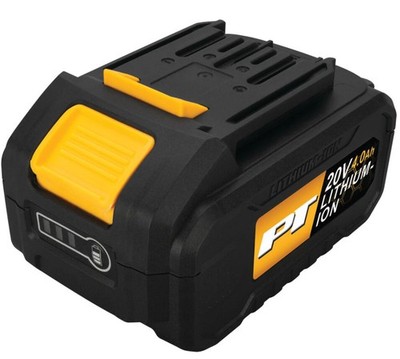 PERFORM TOOL W7724 20V 4.0AH LI-ION BATTERY; 18650 Lithium Ion; 20 Volt; 4 AH