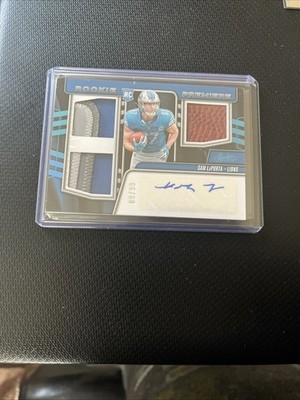 Sam LaPorta 2023 Panini Absolute Rookie Premiere Triple Patch Auto 89/99 NICE!