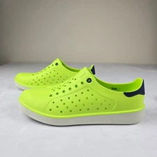 People Shoes Water Shoes Neon Yellow Rubber Slip On Casual Size M8 W10