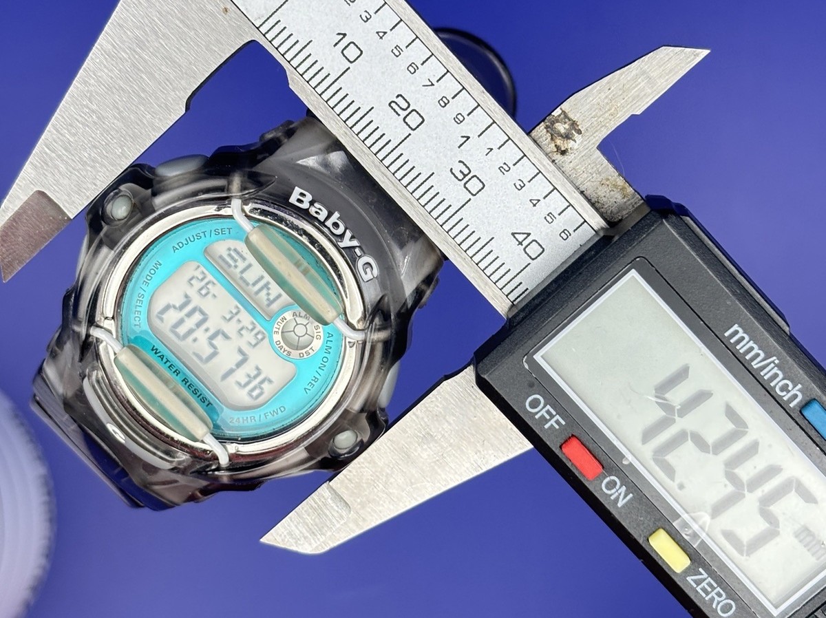 Casio Baby G-Shock BG-169R Digital. Grey And Blue/turquoise Watch