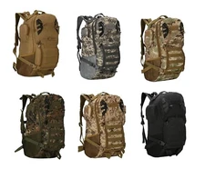 Tactical Scorpion Gear Military 45L Tactical Molle Backpack - Multiple Colors