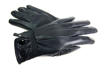 Gants Femmes En Cuir Véritable Doublé Polaire - Hiver Premium Neuf Avec Étiquettes