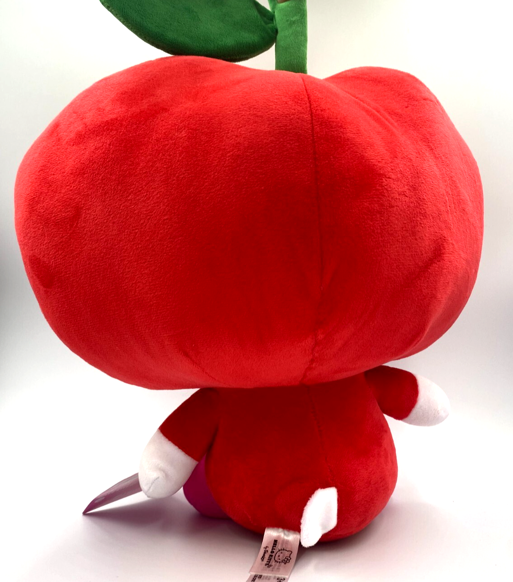 Xlarge Hello Kitty Plush Toy Fruit Dress Red Apple 13 inch Sanrio