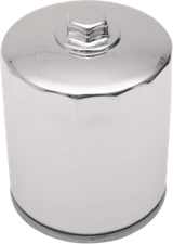 Drag Specialties Chrome Magnetic Ring Oil Filter with Nut 0712-0008