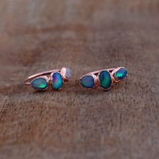 Australian Opal Faceted Gemstone Ring Anniversary Gift Women's Fashions Ring