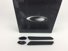 AUTHENTIC OAKLEY STRAIGHT JACKET EAR SOCKS NOSE PAD KIT NEW 100-748-001 BLACK