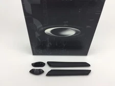 AUTHENTIC OAKLEY STRAIGHT JACKET EAR SOCKS & NOSE PAD KIT NEW! 100-748-001 BLACK