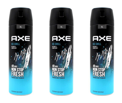 Axe Deospray Ice Chill XL Größe , 3x200ml EAN8720181025976