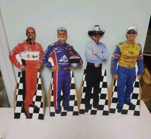15" Cardboard Stand-ups Kyle Petty, Buckshot Jones, Richard Petty, John Andretti