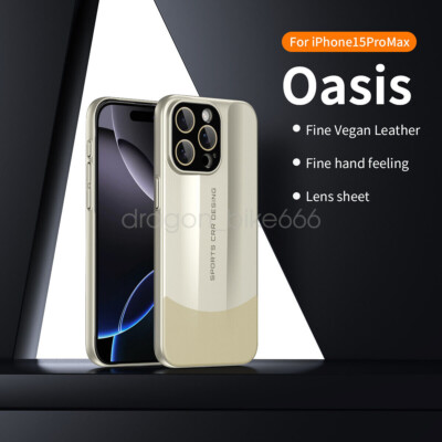 For iPhone 16 15 14 13 Pro Max Luxury Hybrid Hard Hand Feel Case Cover
