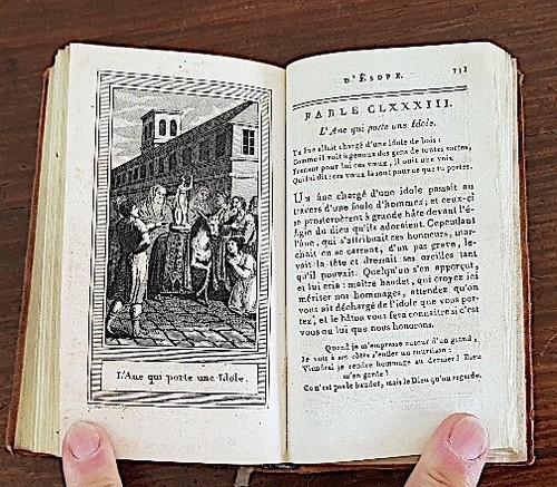 LES FABLES D'ESOPE mises en français avec le sens moral chez en BILLOIS 1801 - Imagen 5 de 12