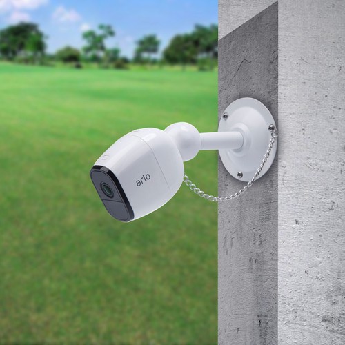 Metall Wandhalterung mit Fallschutz für Überwachungskamera Arlo Pro & Pro 2 - 1er Pack - Bild 4 von 4