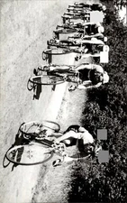 original cycling agency photograph Tour 1952 - Giro di france Robic