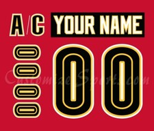 Grand Rapids Griffins Customized Number Kit For 2025 Dino Night Uniform