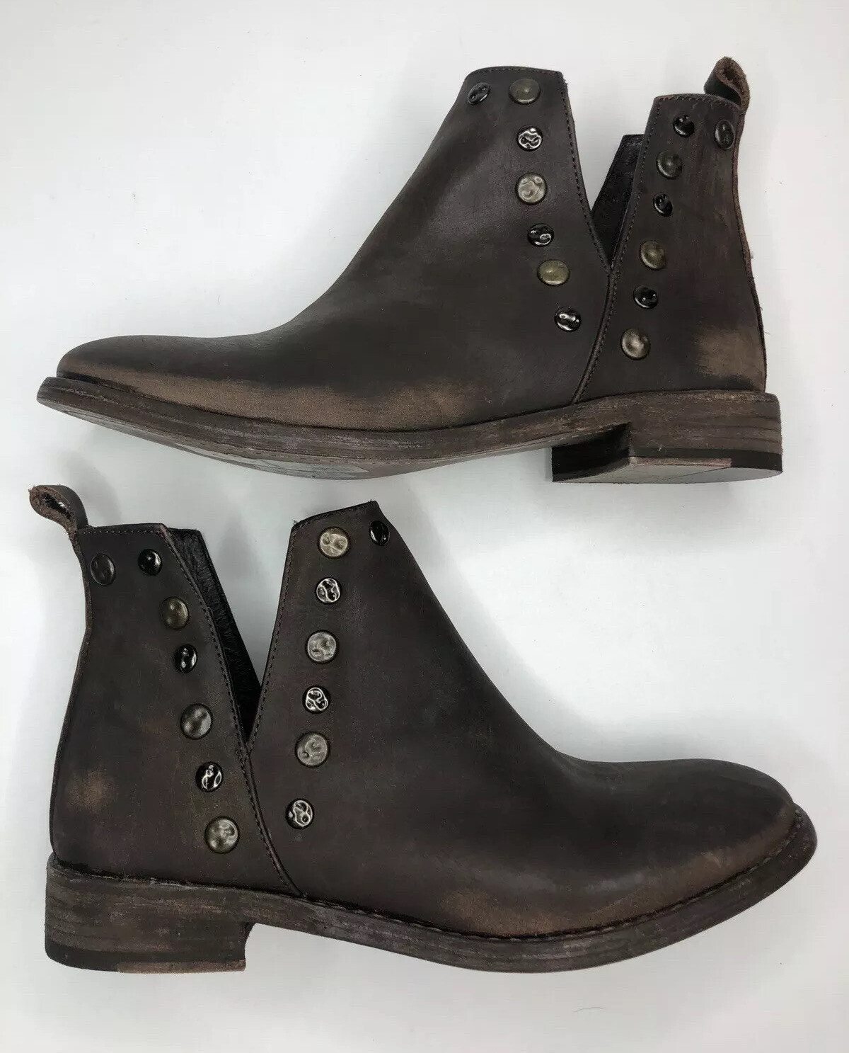 leather ankle boots size 7