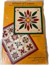 Piece O Cake Designs Wheel Of Leaves Quilt Pattern Cinnamon Stitches