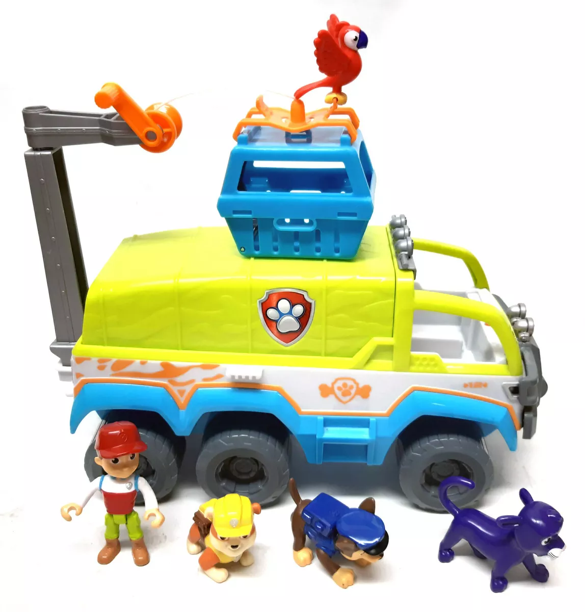 Paw Patrol Playset Jungle Rescue Truck Toy Vehicle with Figure & Animals  NICE!