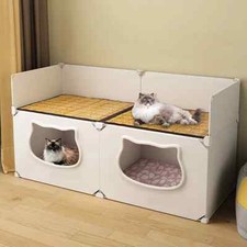 Cat Bed Detachable Cat Hiding House Small Dog Nest Washable Cave Cats Beds New
