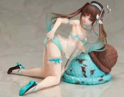 Hot ! Anime Icecream Tasting Girl Choco Mint 1/8 PVC Figure New No Box