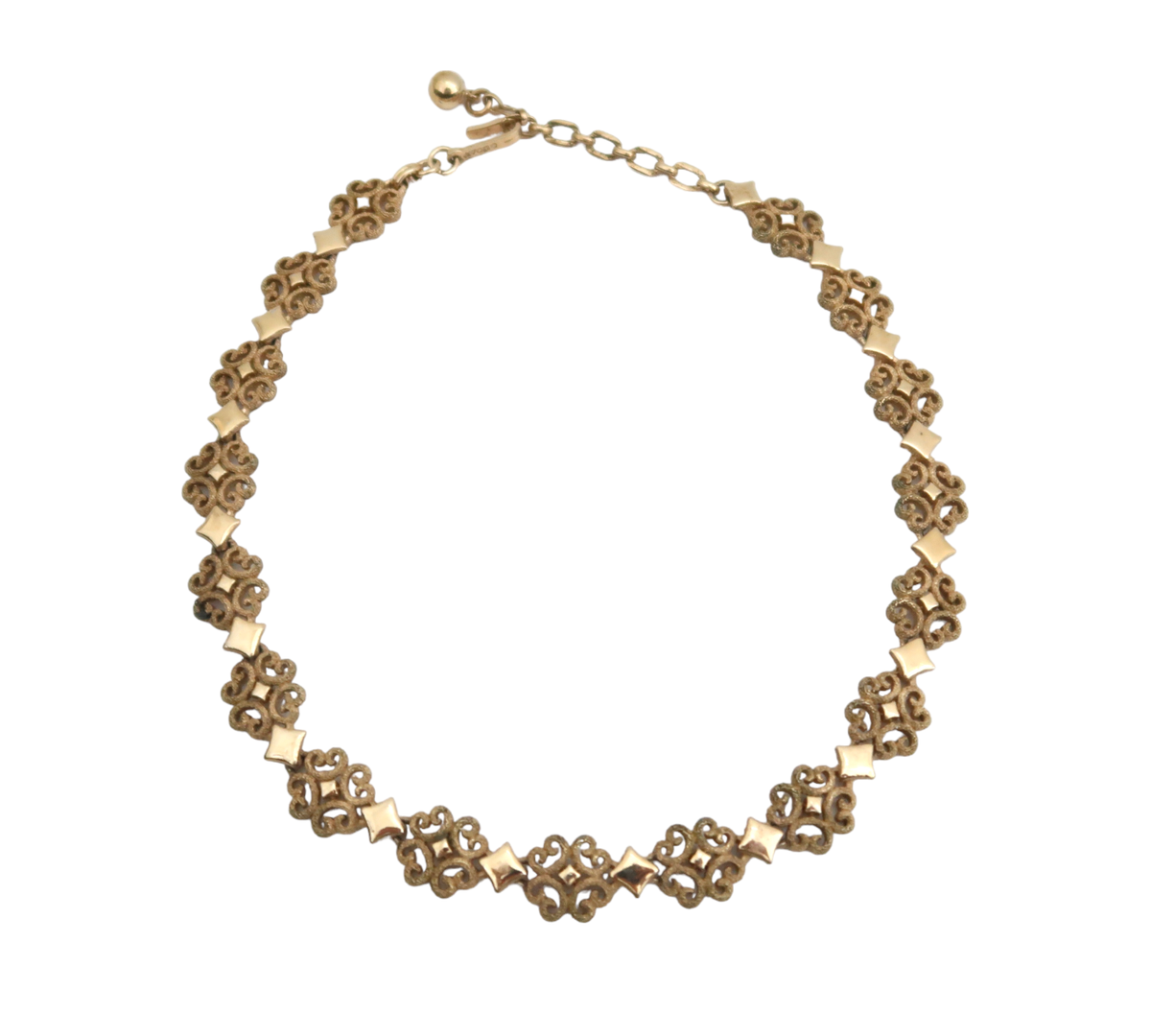 vtg 70s AVON Precious Pretenders scroll link necklace | eBay