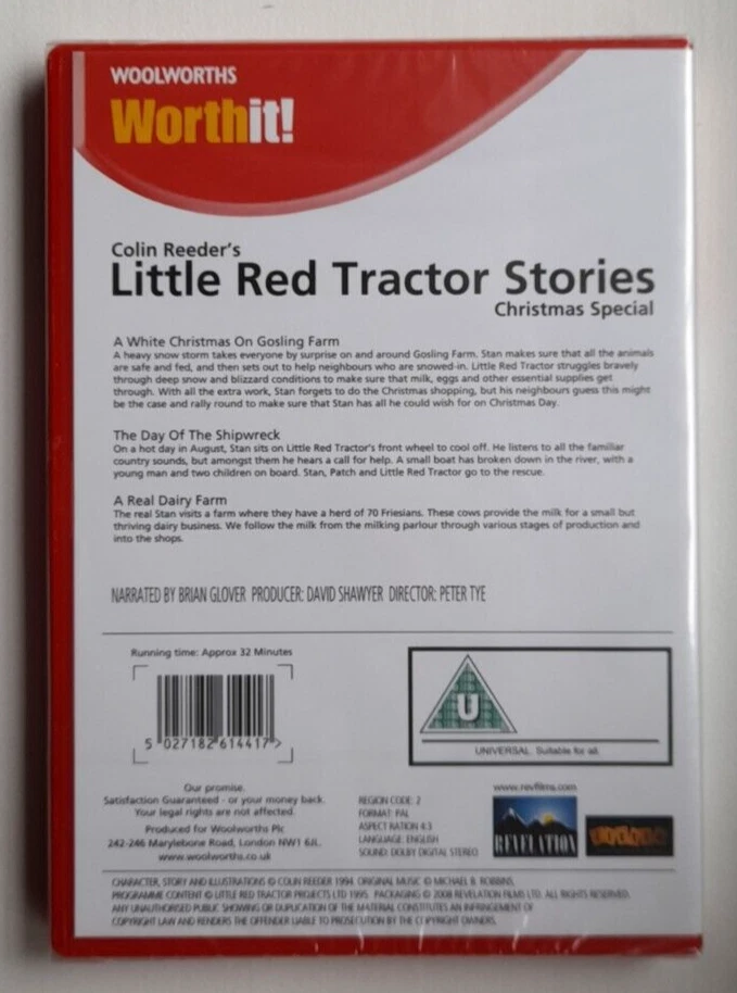 Colin Reeder's Little Red Tractor Stories - Christmas Special DVD, 2008 Cartoons - Image 2 of 2