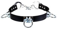 Handcuff Bondage Belt Dorr Knob Punk, Metal,Thrash, Sid Vicious UK Style, Rock