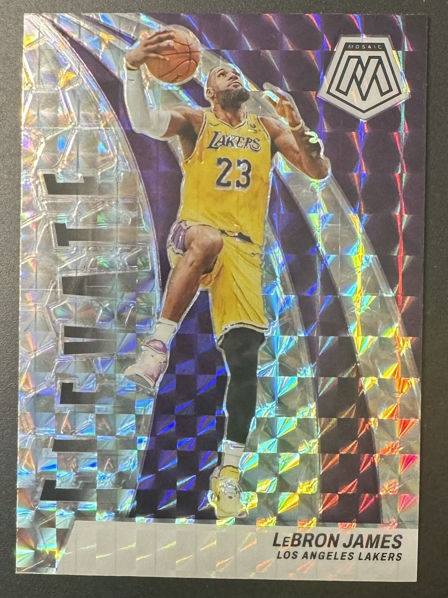 LeBron James アート作品 23番 2023-24 Panini Mosaic - Elevate Mosaic Prizm #23 LeBron