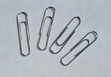 BULK DISCOUNT  1000 Aspect Small Paper Clips Regular Silver 33mm