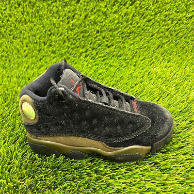 Retro Sneakers Jordan 13 Black And Brown Basketball Shoe Black And