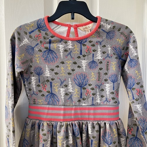 Matilda Jane Make Believe Around Town Sweatshirt Dress Long Sleeve Girls Size 10 - Picture 2 of 17