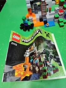 LEGO Minecraft: The Cave (21113) Complete WithBox | Retired Lego Set