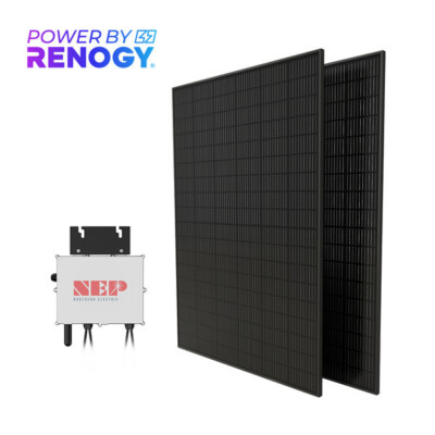 RENOGY Balkonkraftwerk 800W Solarmodule Mit 800W Mikrowechselrichter