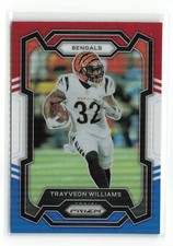 TRAYVEON WILLIAMS #59 2023 PANINI PRIZM BENGALS RED WHITE BLUE