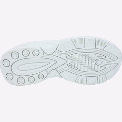 Hi-Tec XT115 Júnior Niño Informal Toque Tira Zapatillas Blancas - Imagen 4 de 4