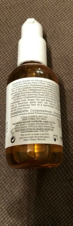 Concentrado sin enjuague con infusión de aceite suavizante Kiehl's cabello seco/frescado 2,5 oz. NUEVO Foto 2 de 3