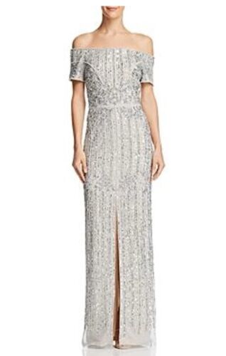 adrianna papell dress 12 Beaded Gown Mother Of Or Formal Or Prom